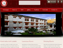 Tablet Screenshot of hotelraficaleh.com